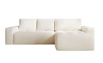 Ecksofa Portland rechts Creme