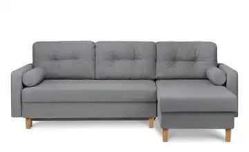 KONSIMO Ecksofa Eriso Dunkelgrau