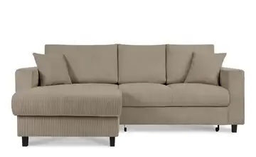 KONSIMO Ecksofa Egret Beige links