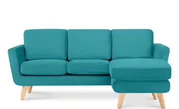 KONSIMO Ecksofa Tagio Türkis rechts