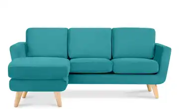 KONSIMO Ecksofa Tagio Türkis links