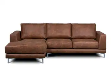 KONSIMO Ecksofa Holco Braun links