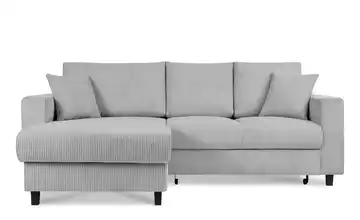 KONSIMO Ecksofa Egret Hellgrau links