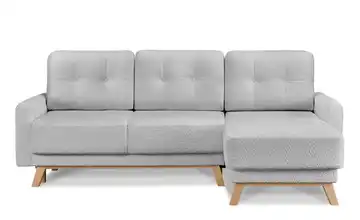 KONSIMO Ecksofa Visna Hellgrau rechts