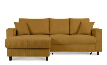 KONSIMO Ecksofa Egret Gelb links