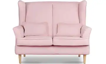 KONSIMO Einzelsofa Stralis Rosé Flachgewebe