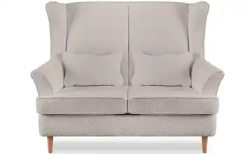 KONSIMO Einzelsofa Stralis Ecru Boucléstoff