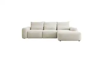 Ecksofa mit Schlaffunktion Carnos Offwhite rechts