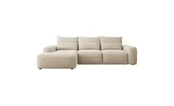 Selsey Ecksofa mit Schlaffunktion Carnos Beige links