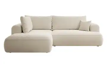 Ecksofa links Beige