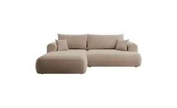 Ecksofa Hellbraun links