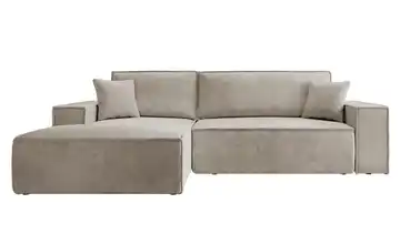 Ecksofa Beige links