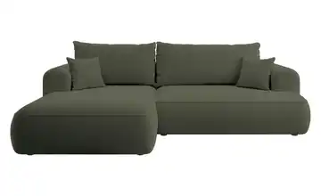 Ecksofa Olivgrün links