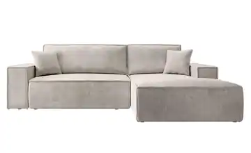 Ecksofa Creme rechts