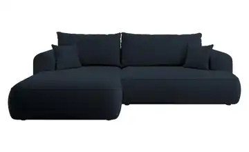 Ecksofa Marineblau links