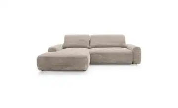 Ecksofa Beige links