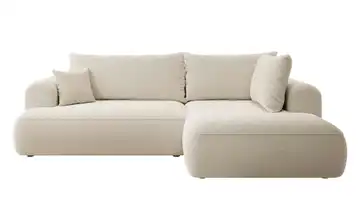 Ecksofa rechts Beige