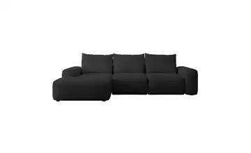 Ecksofa Anthrazit links