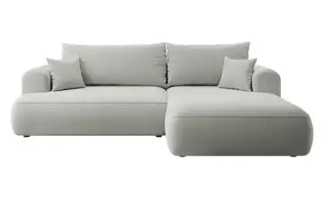 Ecksofa Grau rechts