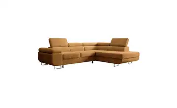 Ecksofa Senfgelb rechts