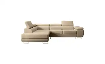 Ecksofa Beige links