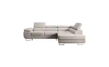 Ecksofa Creme rechts