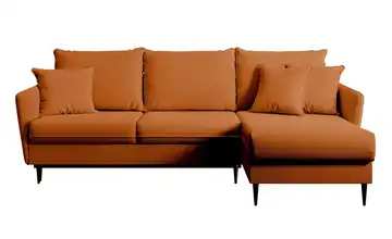 Ecksofa Kupferfarben