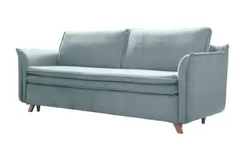 Miuform Einzelsofa mit Schlaffunktion Charming Charlie Pastellblau