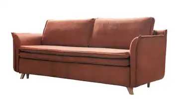 Miuform Einzelsofa mit Schlaffunktion Charming Charlie Ziegelrot