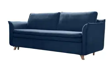 Miuform Einzelsofa mit Schlaffunktion Charming Charlie Mitternachtsblau