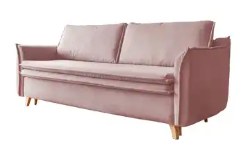 Miuform Einzelsofa mit Schlaffunktion Charming Charlie Altrosa