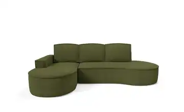 Ecksofa Flow links Grün