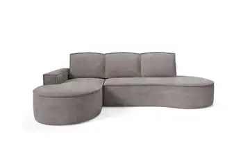 Ecksofa Flow links Grau