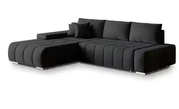 MASSENO Ecksofa Alese Schwarz links