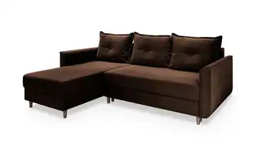MASSENO Ecksofa  Pisan  Braun links