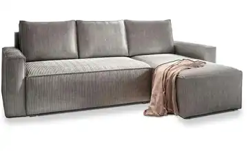 MASSENO Ecksofa Potaro Hellgrau