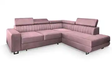 MASSENO Ecksofa Nola rechts Lavendel