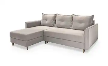 MASSENO Ecksofa  Pisan  Beige links