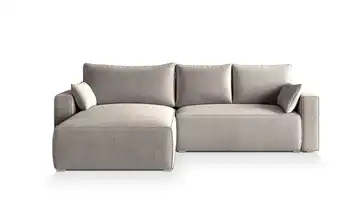 MASSENO Ecksofa Foril Beige