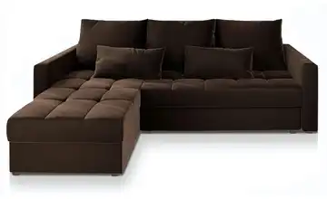 MASSENO Ecksofa Kos Braun
