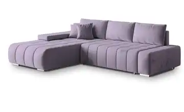 MASSENO Ecksofa Alese Lavendel links