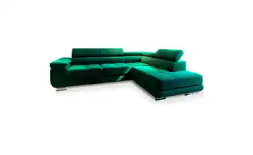 MASSENO Ecksofa mit Schlaffunktion Selva