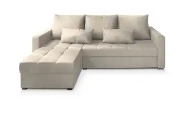MASSENO Ecksofa Kos Creme