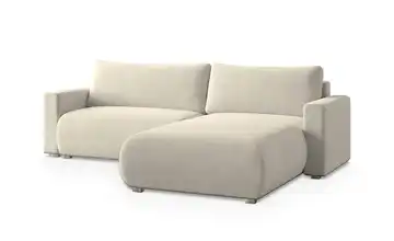 MASSENO Ecksofa Turin Creme