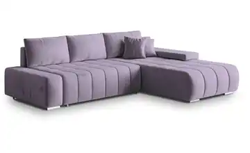 MASSENO Ecksofa Alese Lavendel rechts
