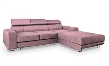 MASSENO Ecksofa Noto Lavendel rechts