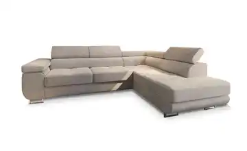 MASSENO Ecksofa Apiro Beige rechts