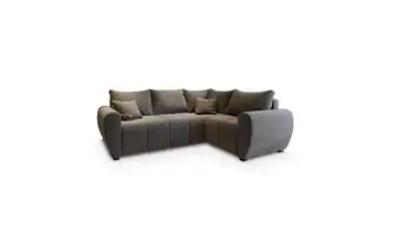 MASSENO Ecksofa Madison  Hellgrau rechts