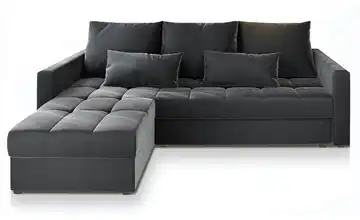 MASSENO Ecksofa Kos Dunkelgrau