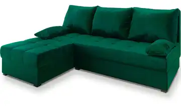 MASSENO Ecksofa Rita Flaschengrün